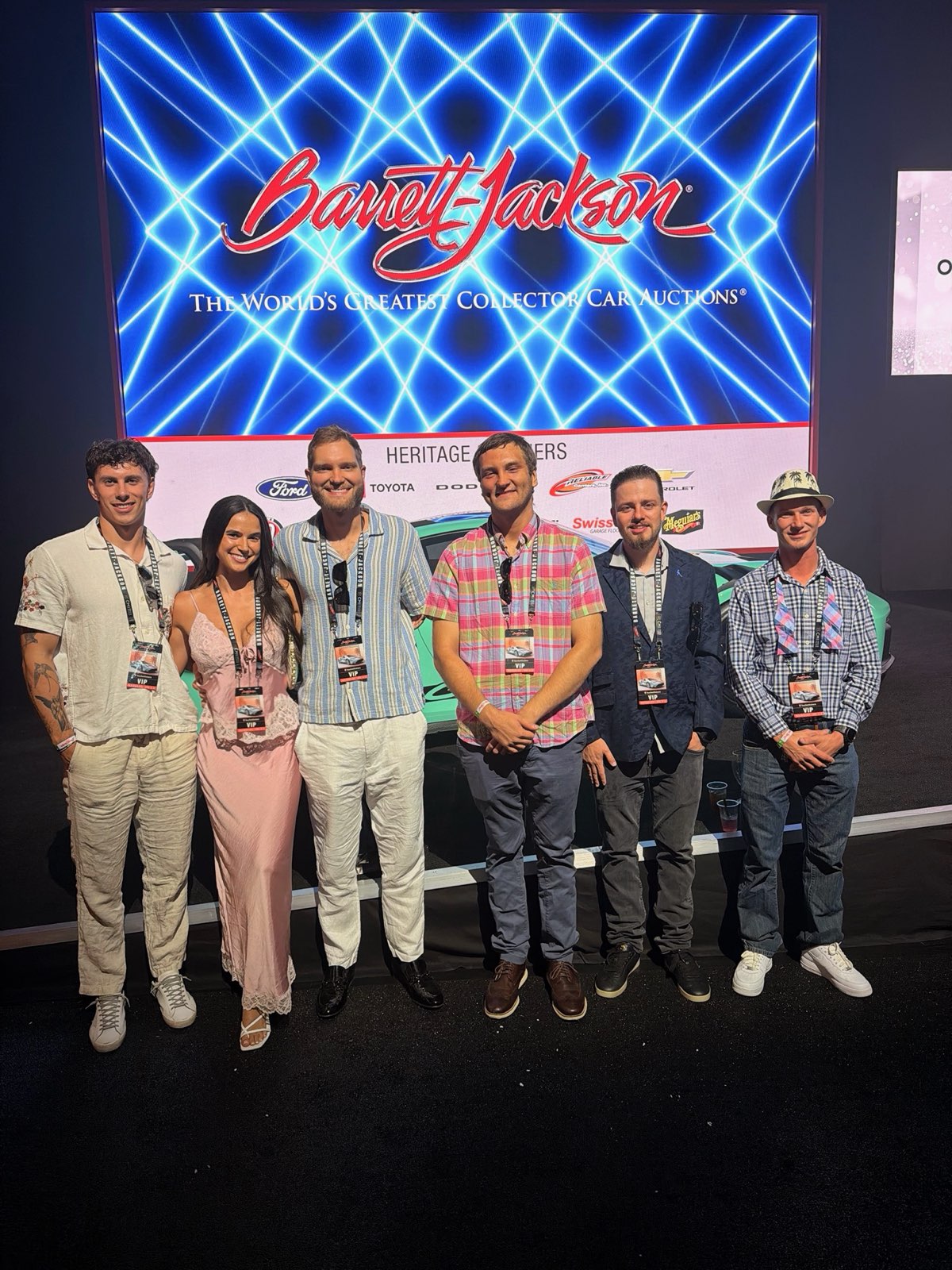 The Auto Pals USA team at the Barrett-Jackson opening party